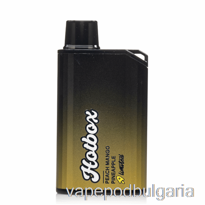 Vape Течности Puff марки Hotbox 7500 за еднократна употреба праскова манго ананас